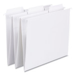 Smead FasTab Hanging Folders, Letter Size, 1/3-Cut Tabs, White, 20/Box (SMD64002) View Product Image