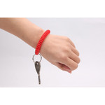 Sparco Key Holder, Coil, 2-1/10"Wx2-2/5"Lx2-1/10"H, 6/PK, Red (SPR02883) Product Image 