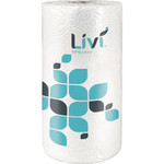 Livi Solaris Paper Two-ply Kitchen Roll Towel - 2 Ply - 9" Width x 11" Length - 85 Sheets/Roll - White - Fiber Product Image 