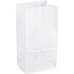 Sparco Paper Bags, 6"x11", 100/PK, White (SPR99828) View Product Image