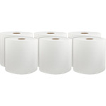 Livi Solaris Paper Hardwound Paper Towels - 1 Ply - 8" Width x 800 ft Length - White - Virgin Fiber Product Image 