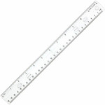 Sparco 12" Standard Metric Ruler - 12" Length x 1.3" Width - 1/16 Graduations - Metric, Imperial Measuring System - Plastic - Clear Product Image 