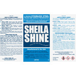 Sheila Shine Inc. Container Label, 6-3/5"Wx9-3/5"Lx1-3/10"H, 100/PK,White/Blue (SSISCALABELS) Product Image 