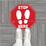 Tabbies BeSafe STOP HERE Messaging Carpet Decals (TAB29202) View Product Image