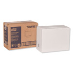 Tork Singlefold Hand Towel Dispenser, 11.75 x 5.75 x 9.25, White (TRK70WM1) View Product Image