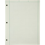 Tops Engineer Pads,Ruled 5x5 Sq/Inch,200 Shts/Pad,8-1/2"x11",GN (TOP22144) View Product Image