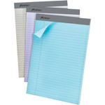 Ampad Pastel Perforated Pad - 50 Sheets - 0.34" Ruled - 15 lb Basis Weight - Letter - 8 1/2" x 11" Sheet Size Product Image 