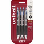 uniball™ 207 Gel Pen - 0.7 mm Medium Pen Point - Refillable - Retractable - Blue Ink - Gel-based Product Image 