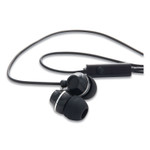 Verbatim Stereo Earphones with Microphone, Black View Product Image
