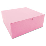 Non-Window Bakery Boxes, 10 X 10 X 4, Pink, 100/carton (SCH0873) View Product Image