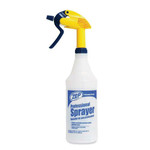 Zep Professional Spray Bottle - Adjustable Nozzle - Clear Product Image 