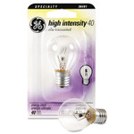 GE Incandescent S11 Appliance Light Bulb, 40 W, Clear View Product Image