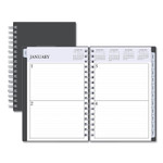 Blue Sky Passages Non-Dated Perpetual Daily Planner, 8.5 x 5.5, Black Cover, 2022-2026 View Product Image