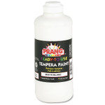 Prang Ready-to-Use Tempera Paint, White, 16 oz Dispenser-Cap Bottle (DIX21609) View Product Image