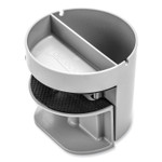 deflecto Standing Desk Small Desk Organizer, Two Sections, 3.85 x 3.85 x 3.54, Gray View Product Image