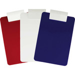 Saunders Antimicrobial Clipboard - 8 1/2" x 11" Sheet Size - Red, Blue Product Image 