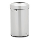 Rubbermaid Commercial Refine Series Waste Receptacle, 16 gal, Plastic/Stainless Steel View Product Image