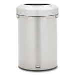 Rubbermaid Commercial Refine Series Waste Receptacle, 16 gal, Plastic/Stainless Steel RCP2147550 (RCP2147550) View Product Image
