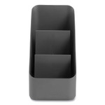 Poppin The Get-It-Together Small Desk Organizer, 4 x 6.5 x 7.25, Dark Gray Product Image 