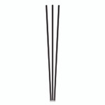 Berkley Square Unwrapped Round Stirrers, 7.75", Polypropylene, Black, 500/Pack View Product Image