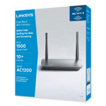 LINKSYS AC1200 Wi-Fi Router, 5 Ports, Dual-Band 2.4 GHz/5 GHz View Product Image