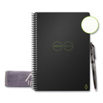 Rocketbook Core Smart Notebook, Dotted Rule (4 sq/in), Black Cover, (18) 8.8 x 6 Sheets View Product Image