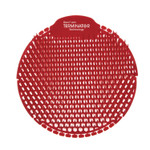 Fresh Products Slant7 with Terminator Urinal Screen, Evergreen Scent, Red, 30/Carton View Product Image