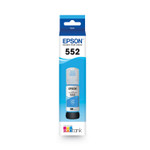 Epson T552220S (T552) Claria High-Yield Ink, 70 mL, Cyan View Product Image
