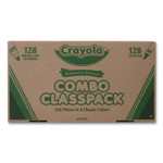 Crayola Crayons and Markers Combo Classpack, Eight Colors, 256/Set View Product Image