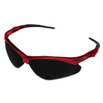 KleenGuard Nemesis Safety Glasses, Red Frame, Smoke Lens (KCC22611) View Product Image