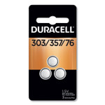 Duracell Button Cell Battery, 303/357, 1.5 V, 3/Pack View Product Image