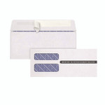 TOPS 1099 Double Window Envelope, Commercial Flap, Self-Adhesive Closure, 3.75 x 8.75, White, 24/Pack View Product Image