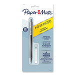 Paper Mate Advanced Mechanical Pencils, 0.5 mm, HB (#2), Black Lead, Gun Metal Gray Barrel View Product Image