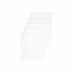 Smead Three-Ring Binder Index Divider, 5-Tab, 11 x 8.5, White, 20 Sets View Product Image