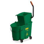 Rubbermaid Commercial WaveBrake 35 QT Side Press & Wringer (RCP758888GN) View Product Image