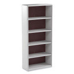 Safco ValueMate Economy Bookcase, Five-Shelf, 31.75w x 13.5d x 67h, Gray, Ships in 1-3 Business Days (SAF7173GR) View Product Image