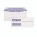 TOPS 1099 Double Window Envelope, Commercial Flap, Gummed Closure, 3.75 x 8.75, White, 24/Pack View Product Image