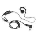 Motorola Swivel Monaural Over-The-Ear Earpiece With In-Line Microphone and PTT, Black View Product Image