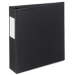 Avery Durable Non-View Binder with DuraHinge and Slant Rings, 3 Rings, 2" Capacity, 11 x 8.5, Black (AVE08727) View Product Image