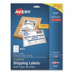 Avery Shipping Labels with TrueBlock Technology, Inkjet Printers, 5.06 x 7.62, White, 25 Sheets/Pack View Product Image