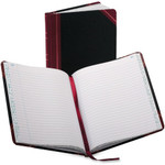 Boorum & Pease Boorum 38 Series Account Books - 150 Sheet(s) - Thread Sewn - 7.62" x 9.62" Sheet Size - Black - White Sheet(s) Product Image 