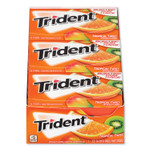 Trident Sugar-Free Gum, Tropical Twist, 14 Sticks/Pack, 12 Packs/Box View Product Image