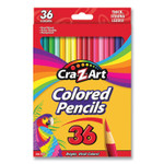 Cra-Z-Art Colored Pencils, 36 Assorted Lead/Barrel Colors, 36/Box (CZA10438WM36) Product Image 