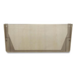 Officemate Plastic Wall-File Pocket, One Pocket, Legal/Letter Size, 16.19" x 4.13" x 7", Smoke View Product Image