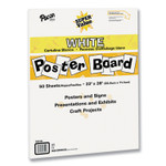 Pacon Super Value Posterboard, 22 x 28, White, 50/Carton (PAC76510) View Product Image