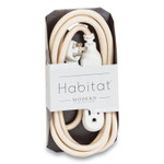 Habitat Accent Collection Braided Ac Extension Cord, 8 Ft, 13 A, Gold Product Image 