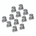 PIP Bronze Series Leather/Fabric Work Gloves, Large (Size 9), Gray/Green, 12 Pairs View Product Image