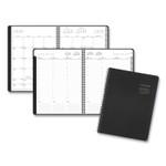 AT-A-GLANCE Contemporary Lite Weekly/Monthly Planner, 11 x 8.25, Black Simulated Leather Cover, 12-Month (Jan to Dec): 2025 View Product Image