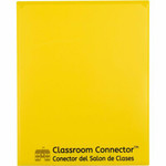 C-Line Classroom Connector Letter Report Cover - 8 1/2" x 11" - 2 Internal Pocket(s) - Yellow Product Image 