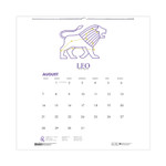 Recycled Academic Zodiac Wall Calendar, 14 x 11, Multicolor Sheets,12-Month (Aug to July): 2023 (HOD3185) View Product Image
